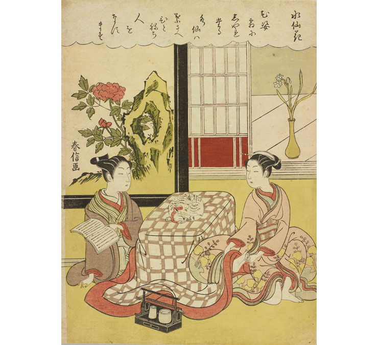 鈴木春信「水仙花」（後期展示）