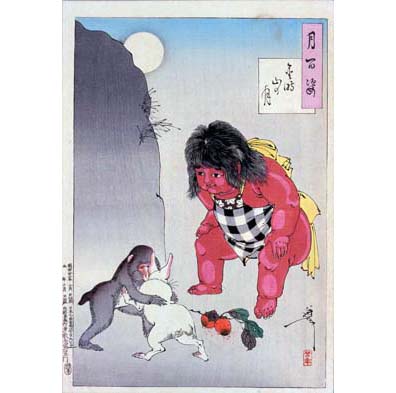 楊洲周延 「東絵昼夜競 玉藻前」