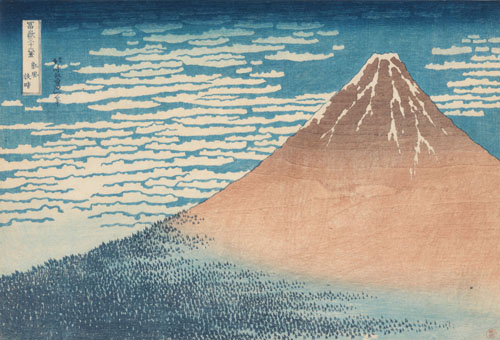 葛飾北斎「冨嶽三十六景 凱風快晴」(前期展示)